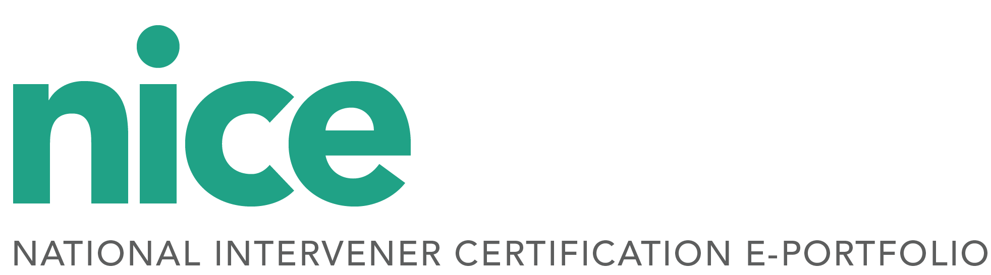 National Intervener Certification E-portfolio logo