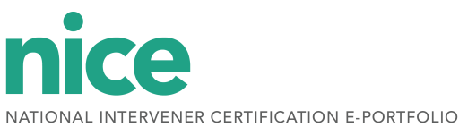 National Intervener Certification E-portfolio logo